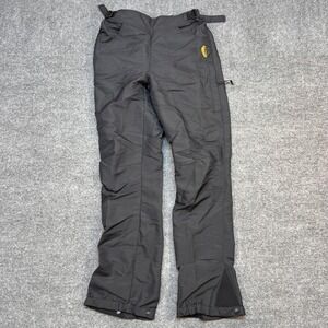 GoLite Rain Pants Womens Small Black Waterproof Hiking Adjustable Waist Outdoor